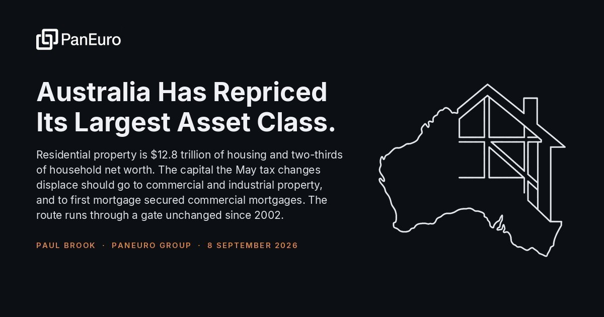 Australia Has Repriced Its Largest Asset Class — residential property and the May tax changes